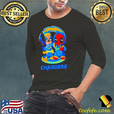 Los Angeles Chargers Marvel Wolverine and Deadpool True friends shirt