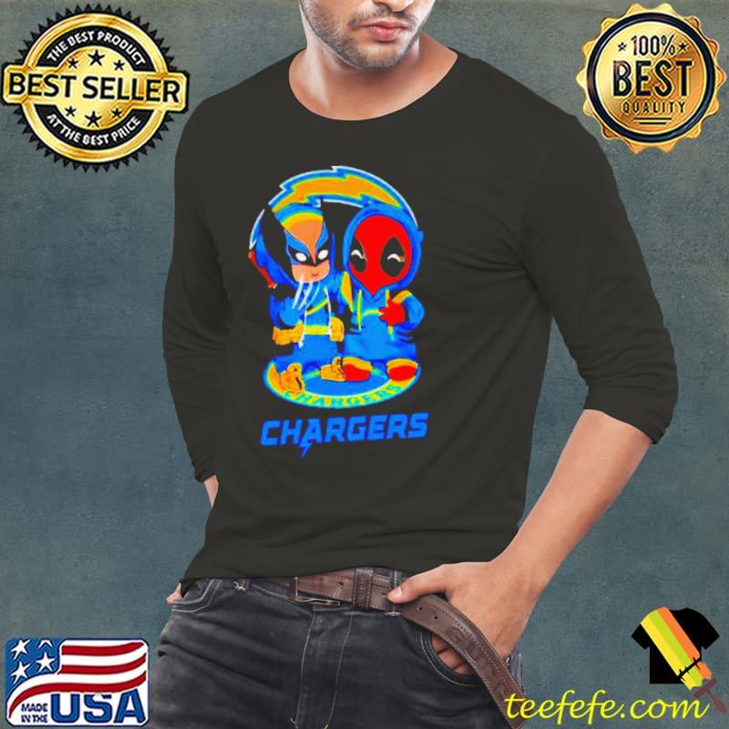 Los Angeles Chargers Marvel Wolverine and Deadpool True friends shirt