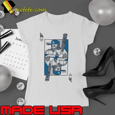 Los Angeles Dodgers Gamenight Chrome White shirt