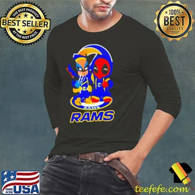 Los Angeles Rams Marvel Wolverine and Deadpool True friends shirt