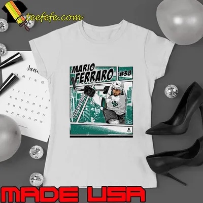 Mario Ferraro Canadian professional ice hockey defenceman San Jose Comic T-Shirt