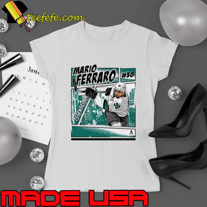 Mario Ferraro Canadian professional ice hockey defenceman San Jose Comic T-Shirt