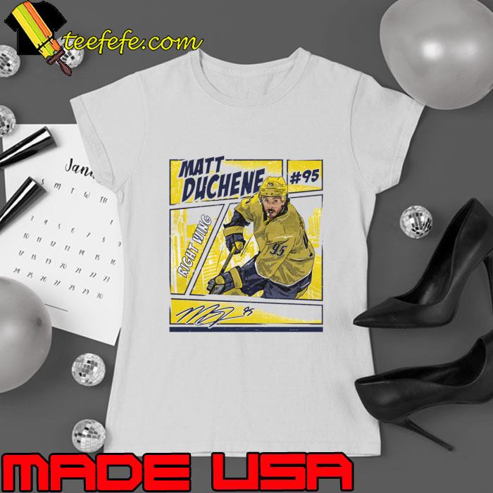 Matt Duchene Canadian professional ice hockey centre Nashville Comic T-Shirt Matt Duchene Canadian professional ice hockey centre Nashville Comic T-Shirt