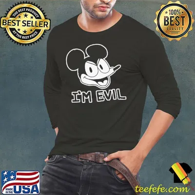Mickey Mouse I’m evil shirt