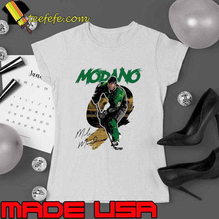 Mike Modano American former professional ice hockey player signature Dallas Rough T-Shirt