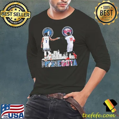 Minnesota Timberwolves Minnesota Twins Anthony Edwards Byron Buxton Signatures Shirt