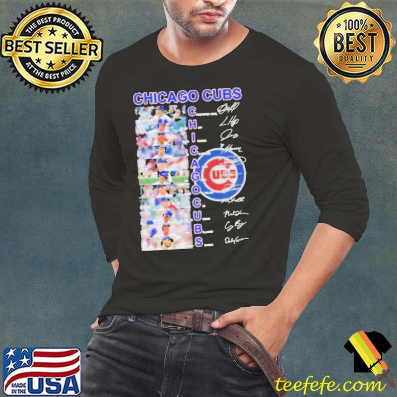 MLB Chicago Cubs Team Players 2024 Signatures Shirt Long Sleeve Tee MLB Chicago Cubs Team Players 2024 Signatures Shirt Long Sleeve Tee