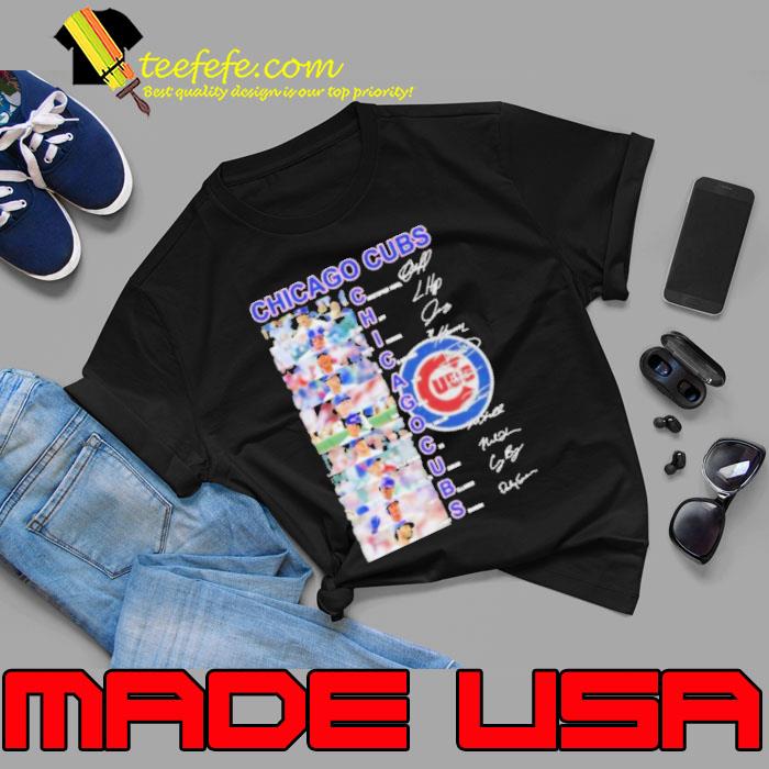 MLB Chicago Cubs Team Players 2024 Signatures Shirt Unisex MLB Chicago Cubs Team Players 2024 Signatures Shirt Unisex