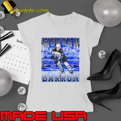 Morgan Barron Canadian professional ice hockey forward playing Winnipeg Jets T-Shirt
