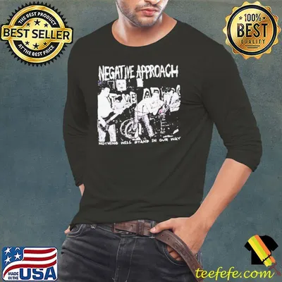 Negative Approach nothing will stand in our way tour shirt