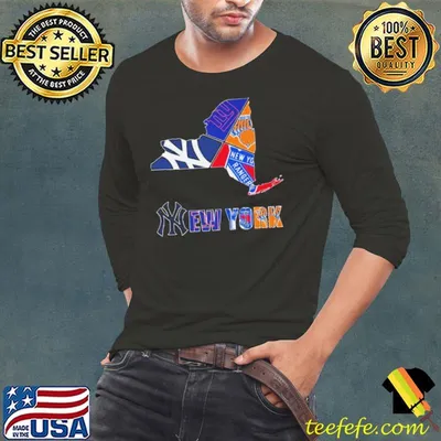 New York Rangers New York Giants New York Yankees Proud Fan 2024 Shirt