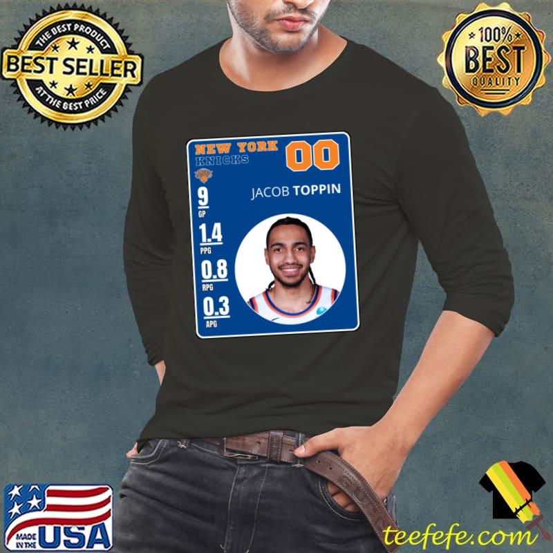 Nice jacob Toppin American professional basketball player for the New York Knicks T-Shirt