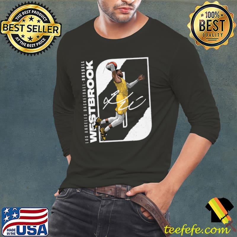 Nice merican professional basketball player russell westbrook stretch T-Shirt Long Sleeve Tee Nice merican professional basketball player russell westbrook stretch T-Shirt Long Sleeve Tee
