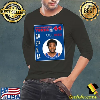 Nice pAUL REED American professional basketball player Philadelphia 76ers T-Shirt
