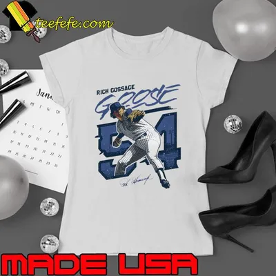 Nice rich Gossage New York Y Goose American former baseball pitcher T-Shirt
