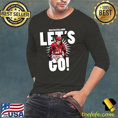 Nick Castellanos Let's Go American professional baseball right fielder T-Shirt