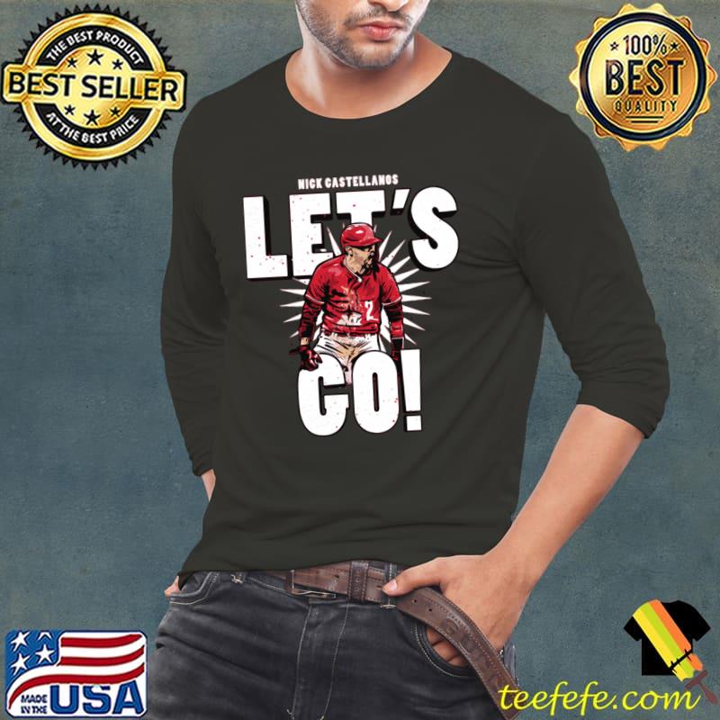 Nick Castellanos Let's Go American professional baseball right fielder T-Shirt Nick Castellanos Let's Go American professional baseball right fielder T-Shirt
