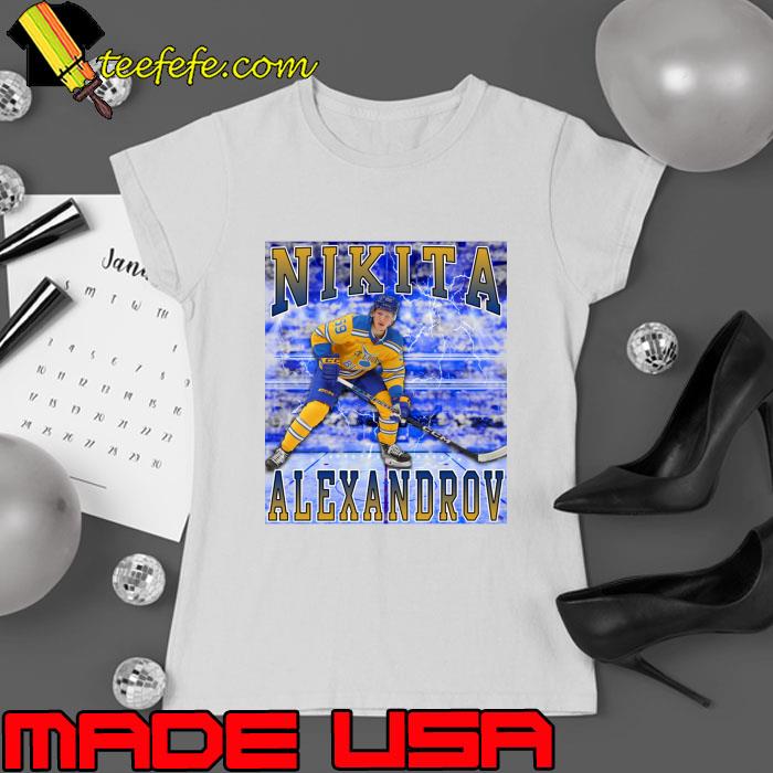 Nikita Alexandrov German-born Russian professional ice hockey forward T-Shirt Ladies tee Nikita Alexandrov German-born Russian professional ice hockey forward T-Shirt Ladies tee