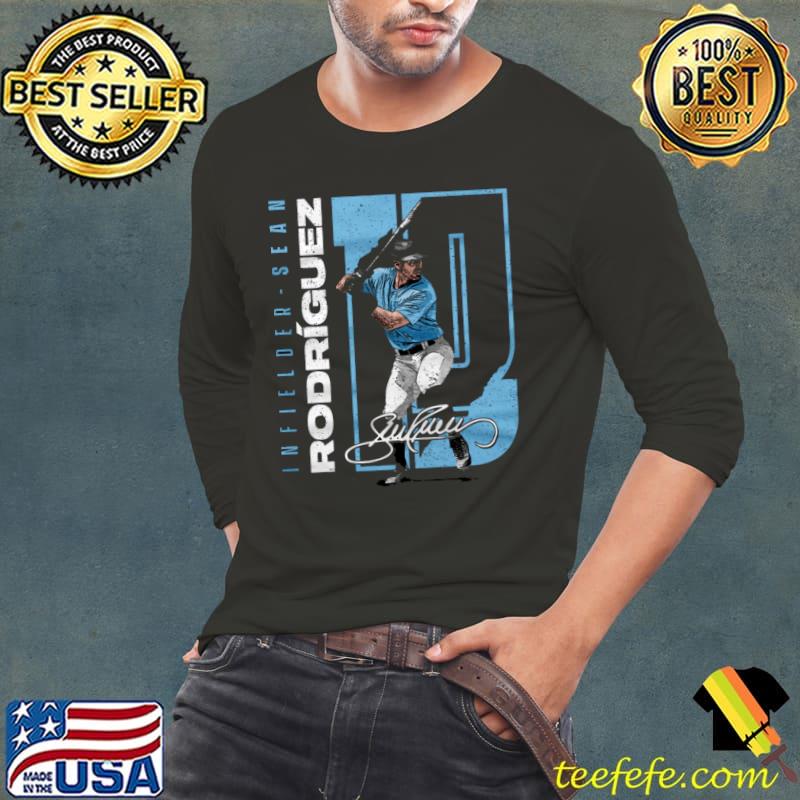 Official american former professional baseball sean rodriguez stretch T-Shirt Long Sleeve Tee Official american former professional baseball sean rodriguez stretch T-Shirt Long Sleeve Tee
