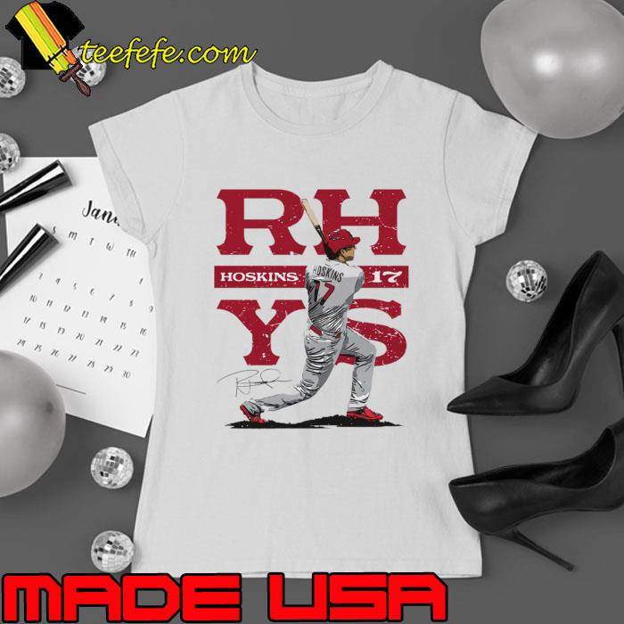 Official rhys Hoskins Philadelphia Split American professional baseball first baseman T-Shirt