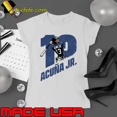Official ronald Acuna Jr. Atlanta Cut Venezuelan professional baseball outfielder T-Shirt