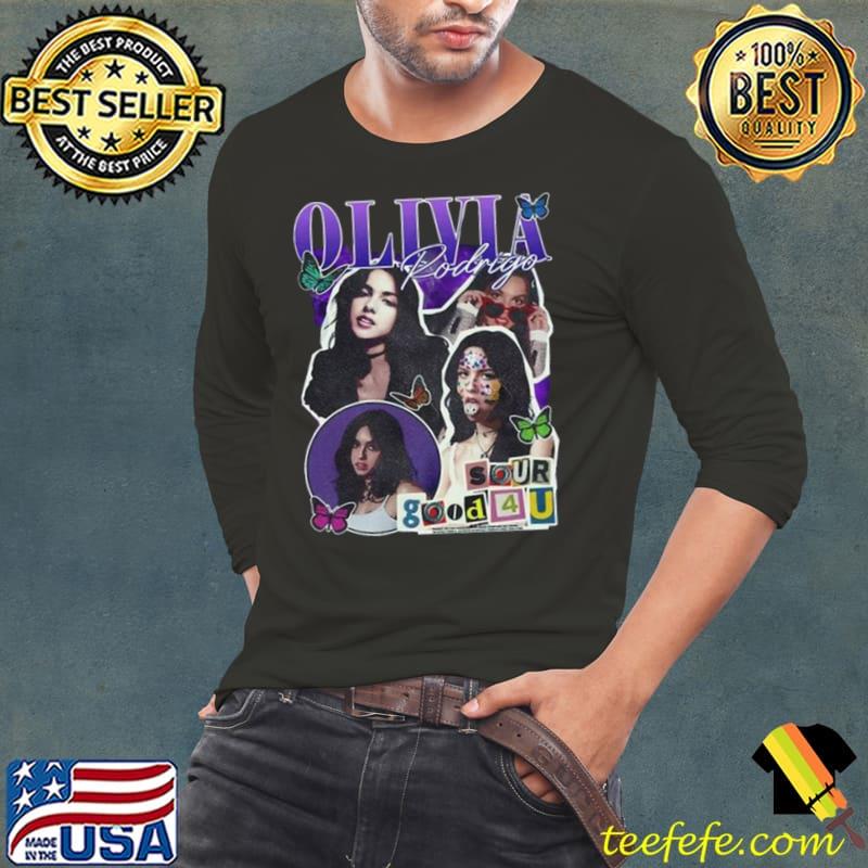 Olivia Rodrigo an American singer-songwriter and actress T-Shirt Long Sleeve Tee Olivia Rodrigo an American singer-songwriter and actress T-Shirt Long Sleeve Tee
