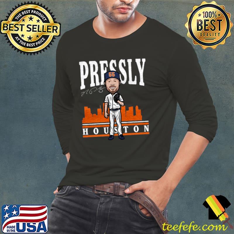 Original american professional baseball pitcher ryan pressly toon T-Shirt Long Sleeve Tee Original american professional baseball pitcher ryan pressly toon T-Shirt Long Sleeve Tee