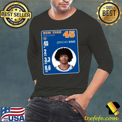 Original jericho Sims American professional basketball player for the New York Knicks T-Shirt