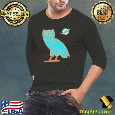 Ovo X Nfl Miami Dolphins Og Owl Shirts