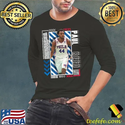 Paul Reed American professional basketball player Philadelphia 76ers T-Shirt