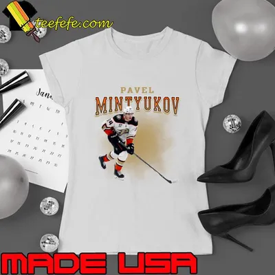 Pavel Mintyukov Russian professional ice hockey defenseman Anaheim Ducks T-Shirt