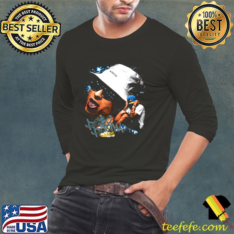 Peso Pluma Portrait Mexican singer T-Shirt Long Sleeve Tee Peso Pluma Portrait Mexican singer T-Shirt Long Sleeve Tee