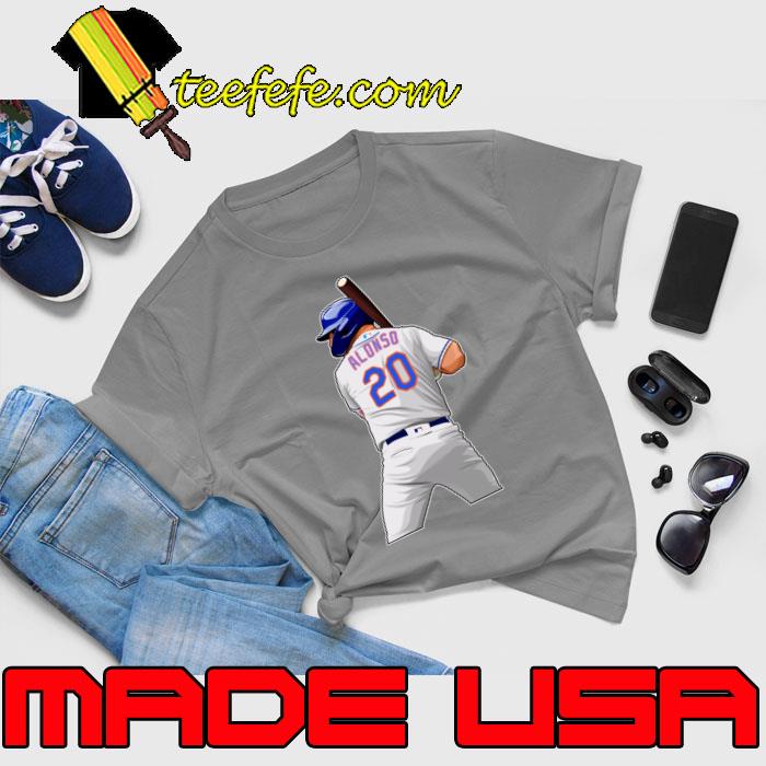 Pete Alonso #20 Ready Bats American professional baseball first baseman T-Shirt