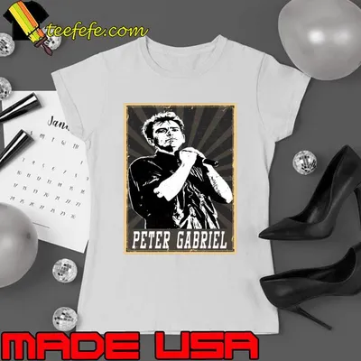 Peter Gabriel English singer songwriter and human rights activist T-Shirt