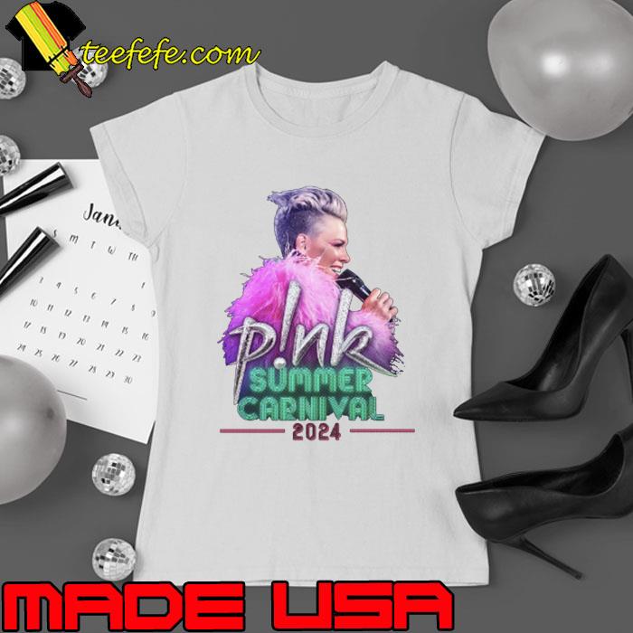 Pink Summer Carnival 2024 an American singer songwriter and actress T-Shirt Ladies tee Pink Summer Carnival 2024 an American singer songwriter and actress T-Shirt Ladies tee