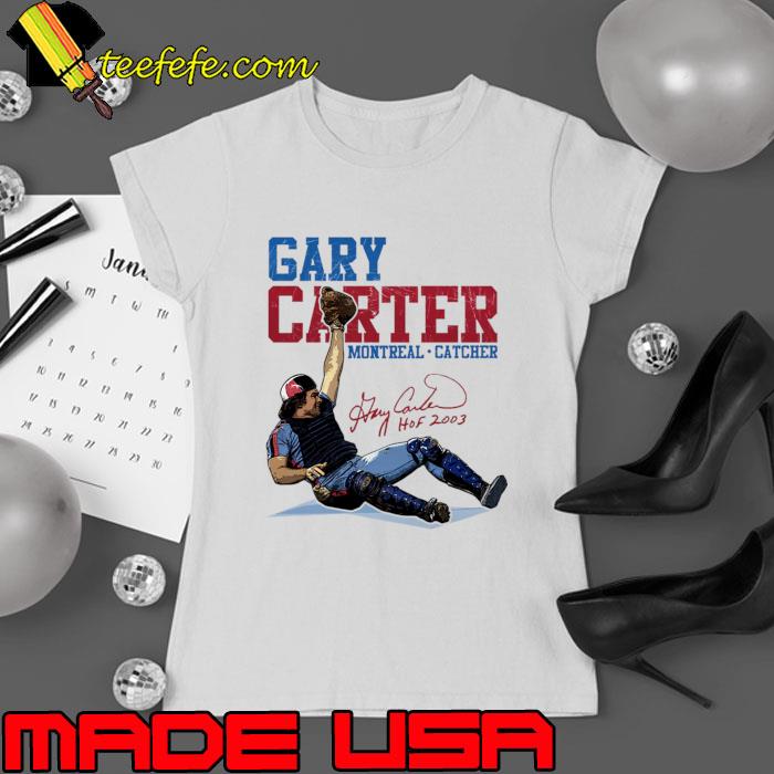 Premium gary Carter Stance American professional baseball catcher T-Shirt Ladies tee Premium gary Carter Stance American professional baseball catcher T-Shirt Ladies tee