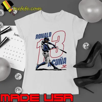 Premium ronald Acuna Jr. Atlanta Power Venezuelan professional baseball outfielder T-Shirt