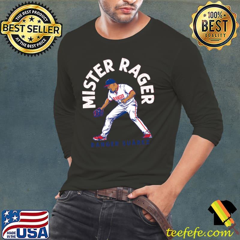 Ranger Suarez Mr. Rager Venezuelan professional baseball pitcher T-Shirt Ranger Suarez Mr. Rager Venezuelan professional baseball pitcher T-Shirt