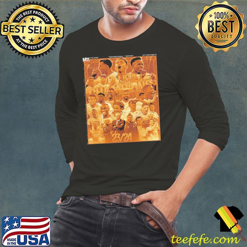 Real Madrid Are Champions Of Spain 2024 La Liga Shirt Long Sleeve Tee Real Madrid Are Champions Of Spain 2024 La Liga Shirt Long Sleeve Tee