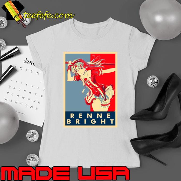 Renne first introduced a young girl with bright purple hair T-Shirt Ladies tee Renne first introduced a young girl with bright purple hair T-Shirt Ladies tee