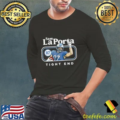 Sam Laporta American football tight end for the Detroit Lions Cover T-Shirt