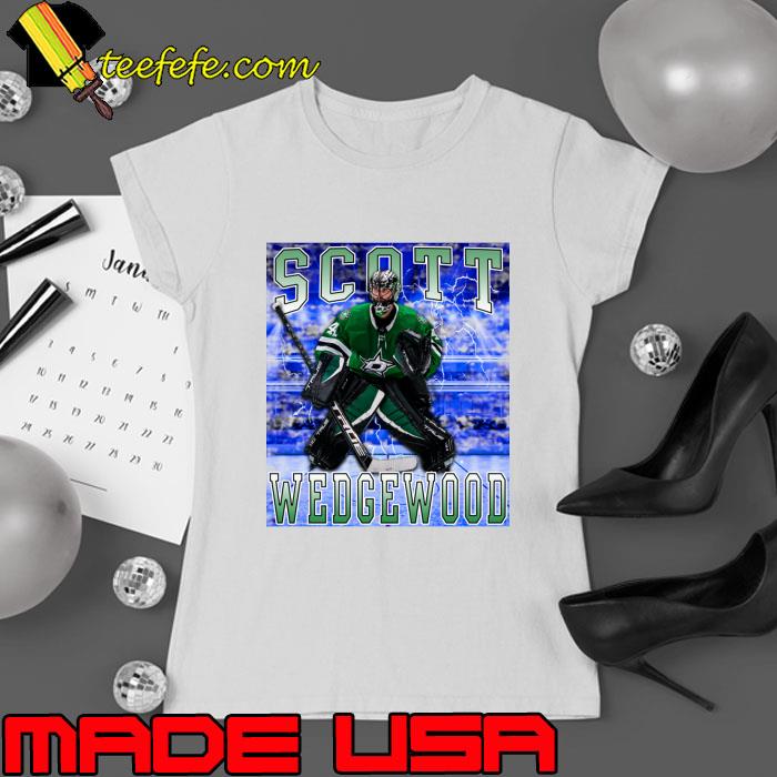 Scott Wedgewood Canadian professional ice hockey goaltender Dallas Stars T-Shirt Scott Wedgewood Canadian professional ice hockey goaltender Dallas Stars T-Shirt