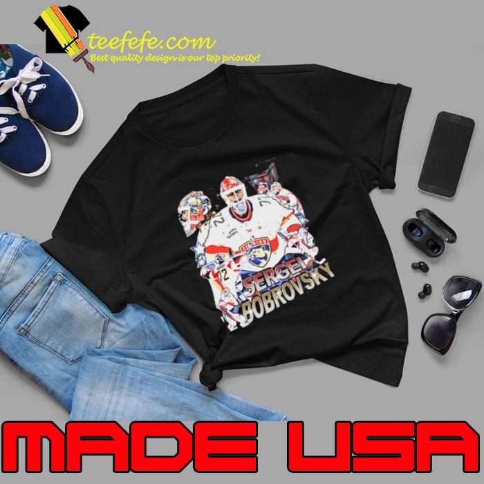 Sergei Bobrovsky Russian professional ice hockey goaltender Vintage T-Shirt Unisex Sergei Bobrovsky Russian professional ice hockey goaltender Vintage T-Shirt Unisex