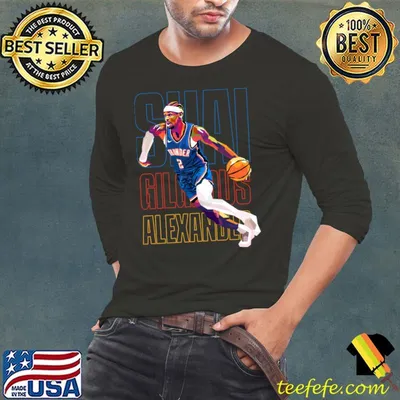 Shai Gilgeous Alexander WPAP Canadian professional basketball player T-Shirt