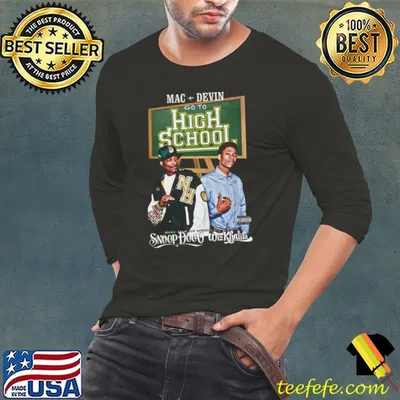 Snoop Dogg & Wiz Khalifa High School American rapper media personality actor T-Shirt