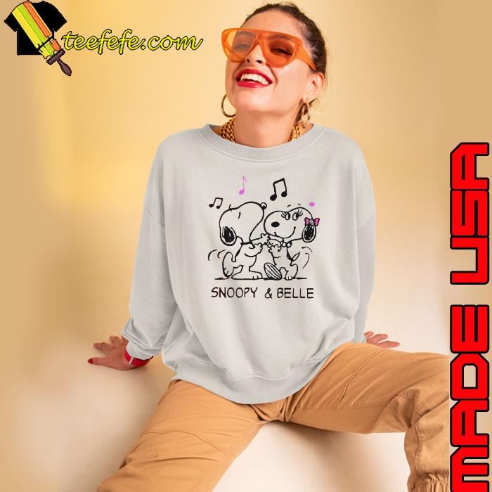 Snoopy and Belle dancing s Sweatshirt Snoopy and Belle dancing s Sweatshirt