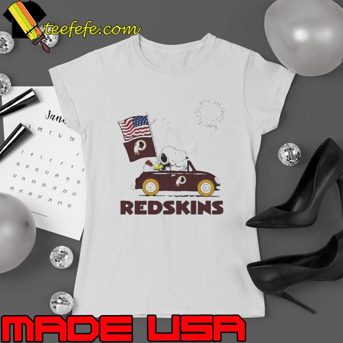 Snoopy And Woodstock Happy 4th Of July Washington Redskins Football 2024 Shirt