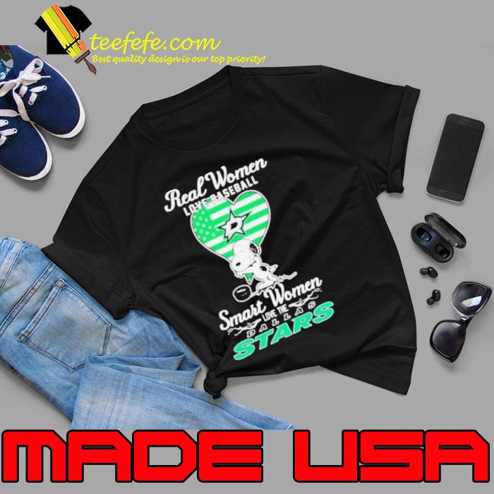 Snoopy Real Women Love Hockey Smart Women Love The Dallas Stars Shirt Unisex Snoopy Real Women Love Hockey Smart Women Love The Dallas Stars Shirt Unisex