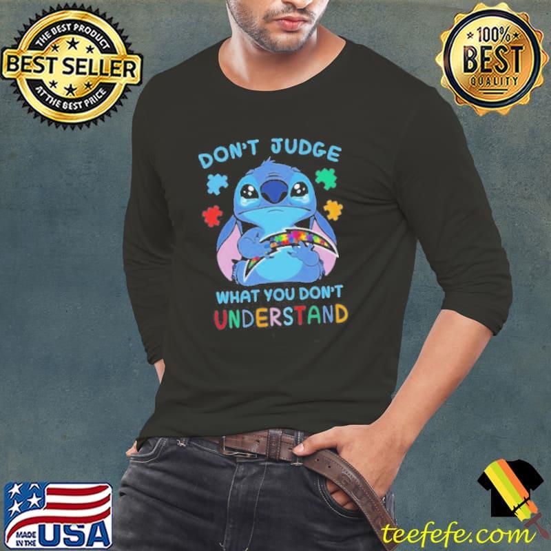 Stitch Los Angeles Chargers Autism Awareness Don’t Judge What you Don’t Understand Shirt Long Sleeve Tee Stitch Los Angeles Chargers Autism Awareness Don’t Judge What you Don’t Understand Shirt Long Sleeve Tee