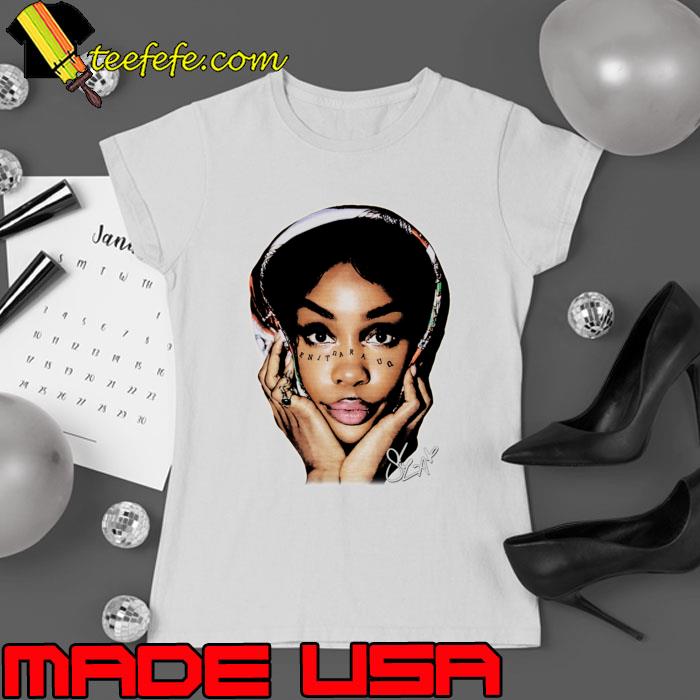 Sza Big Face American singer-songwriter signature T-Shirt Sza Big Face American singer-songwriter signature T-Shirt
